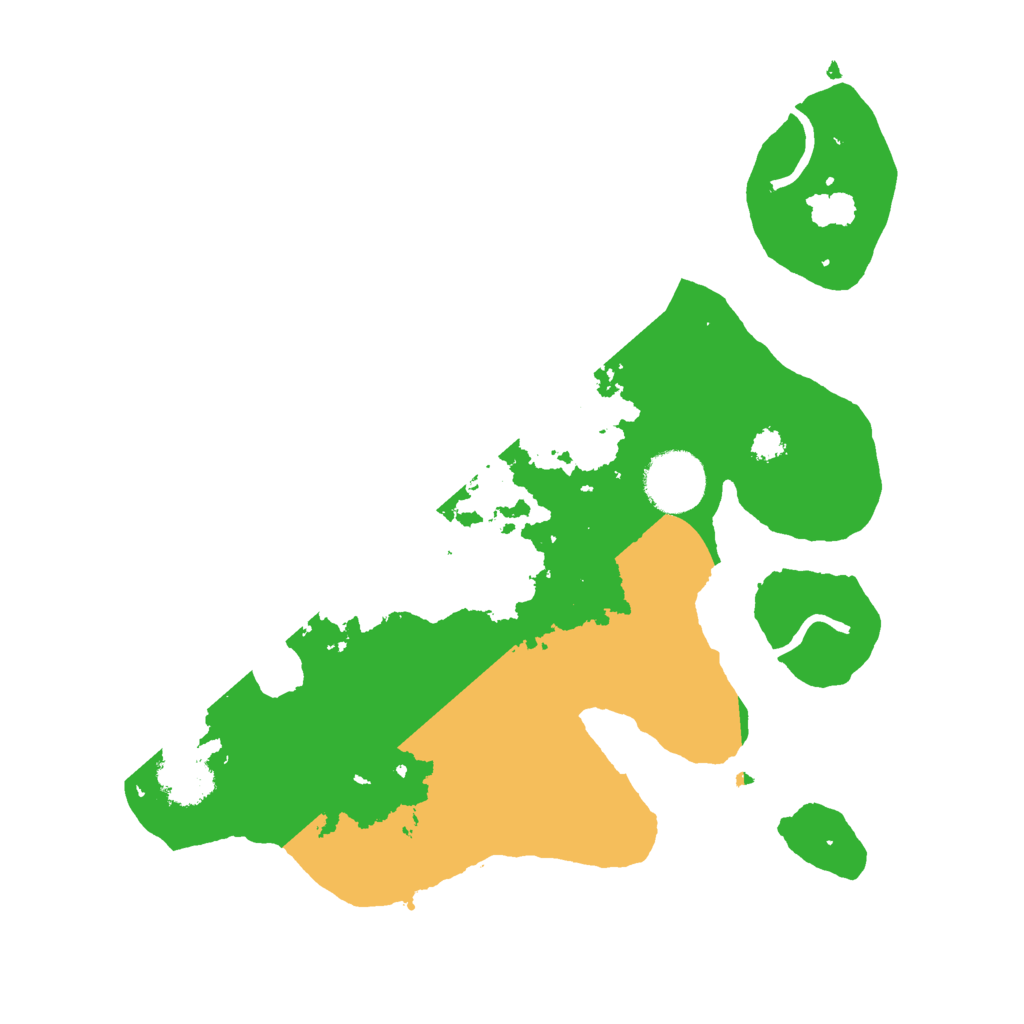 Biome Rust Map: Procedural Map, Size: 3000, Seed: 176