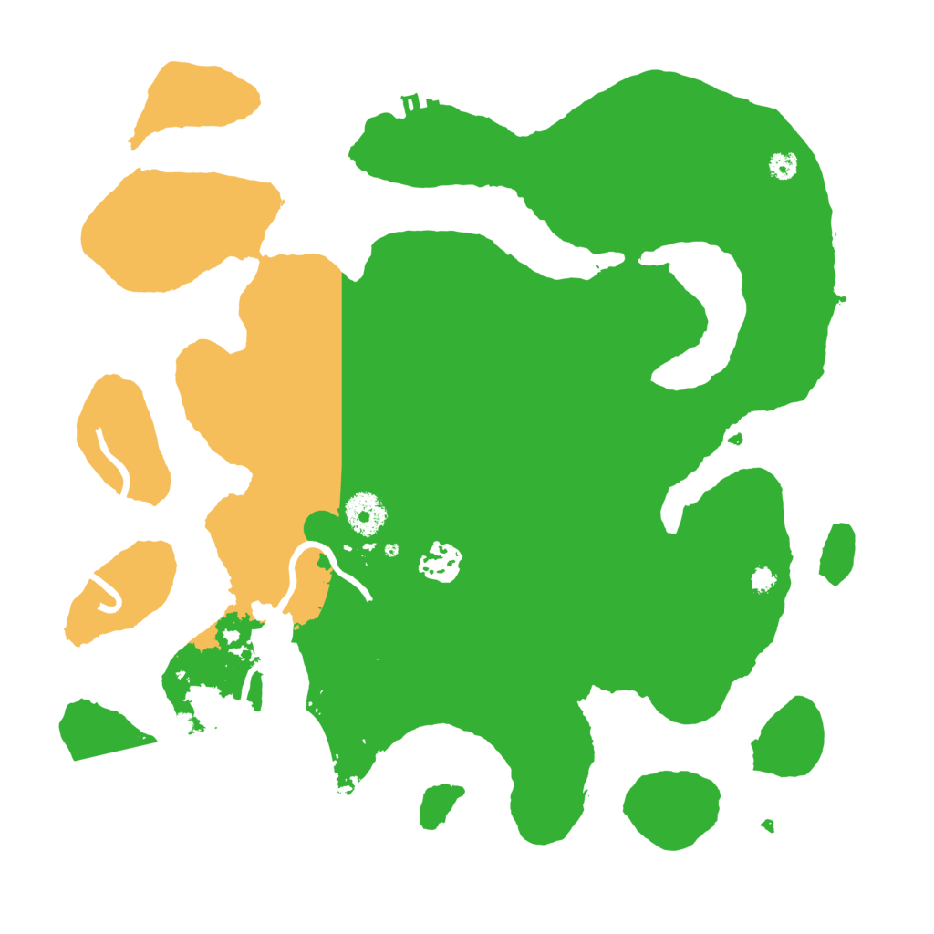 Biome Rust Map: Procedural Map, Size: 3400, Seed: 31412