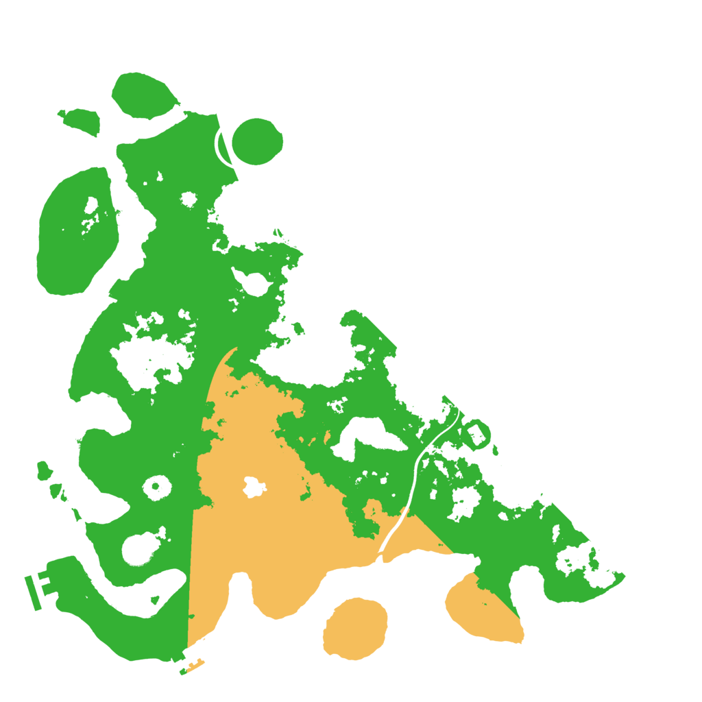 Biome Rust Map: Procedural Map, Size: 4000, Seed: 176896