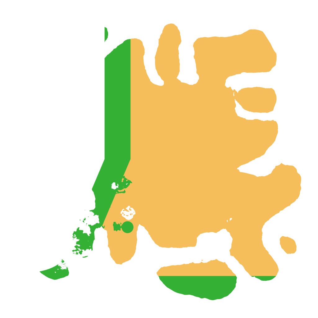 Biome Rust Map: Barren, Size: 3550, Seed: 764865