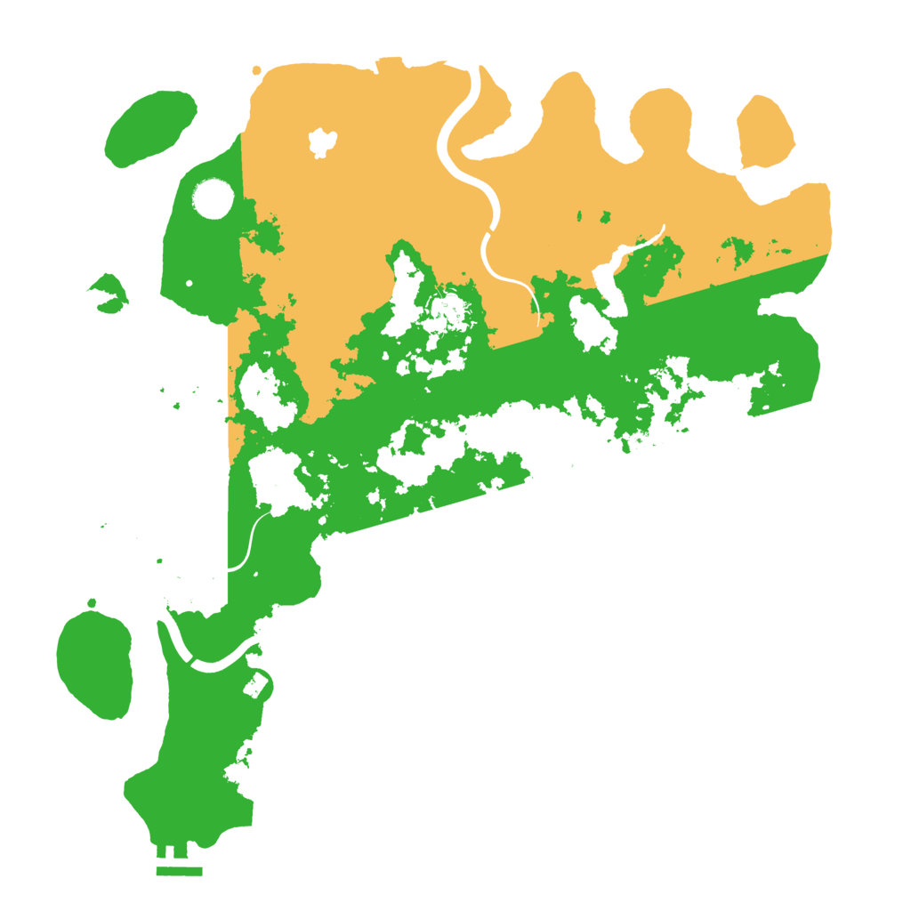 Biome Rust Map: Procedural Map, Size: 4000, Seed: 62895