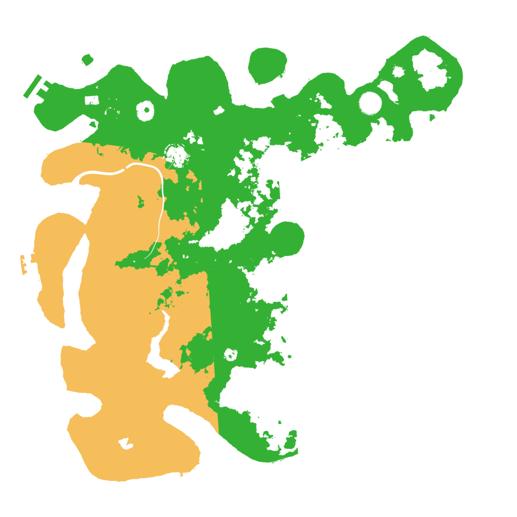 Biome Rust Map: Procedural Map, Size: 4000, Seed: 890013