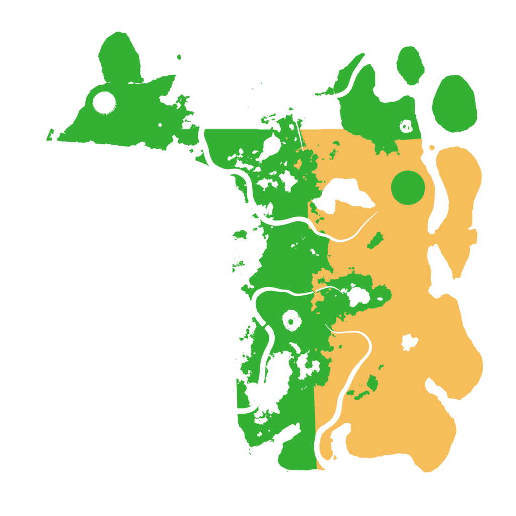 Biome Rust Map: Procedural Map, Size: 4000, Seed: 373943