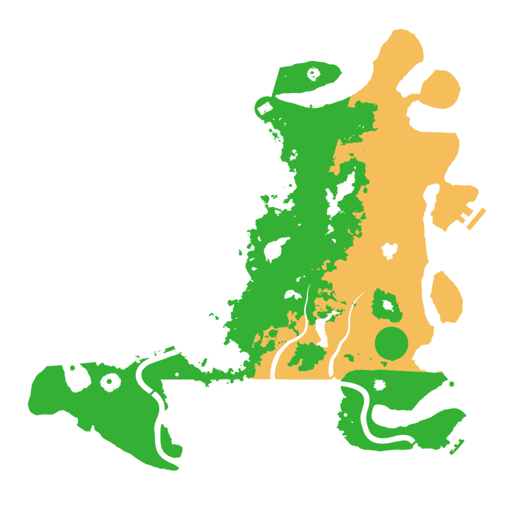 Biome Rust Map: Procedural Map, Size: 4000, Seed: 243397