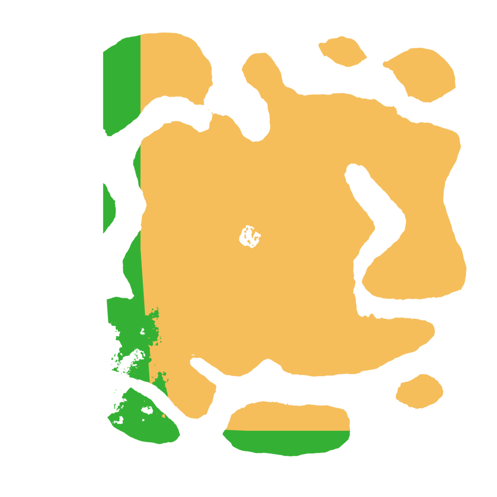 Biome Rust Map: Barren, Size: 3550, Seed: 70284