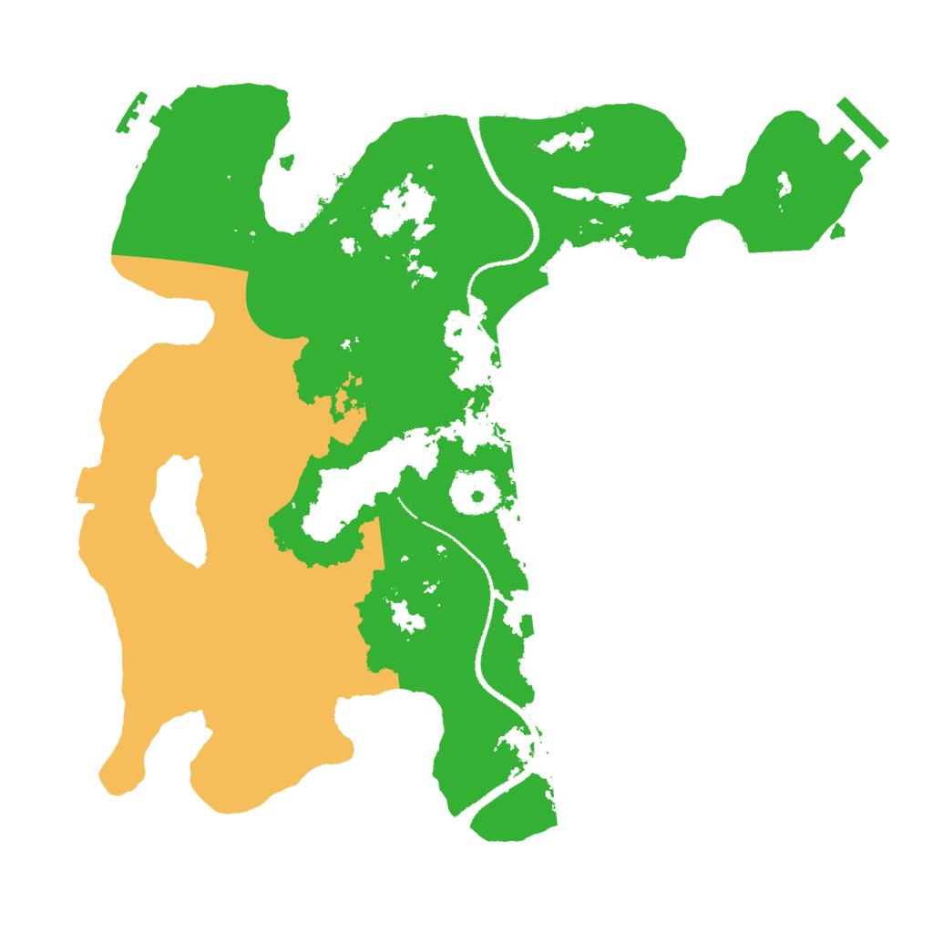 Biome Rust Map: Procedural Map, Size: 3000, Seed: 865216