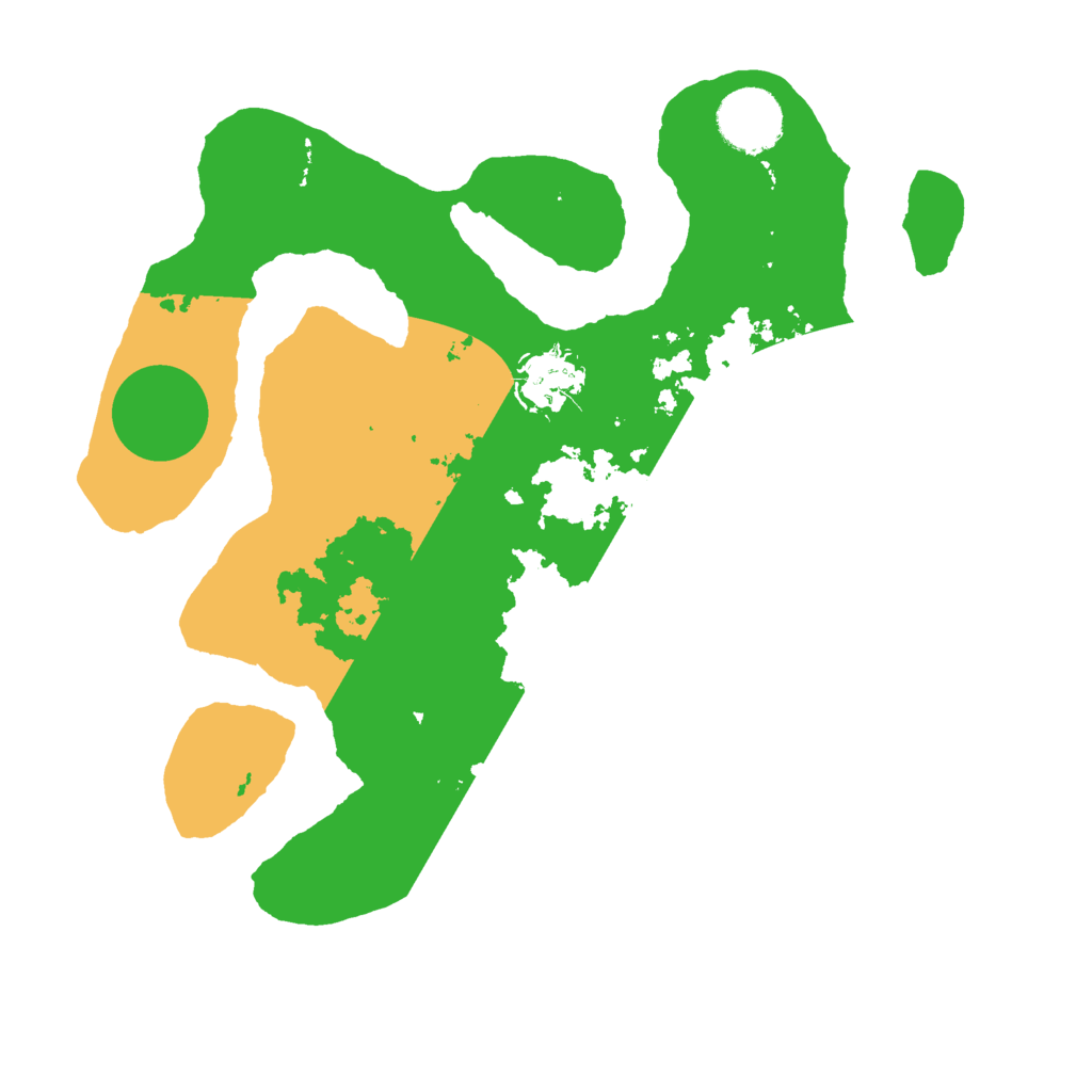 Biome Rust Map: Barren, Size: 3000, Seed: 1596107945