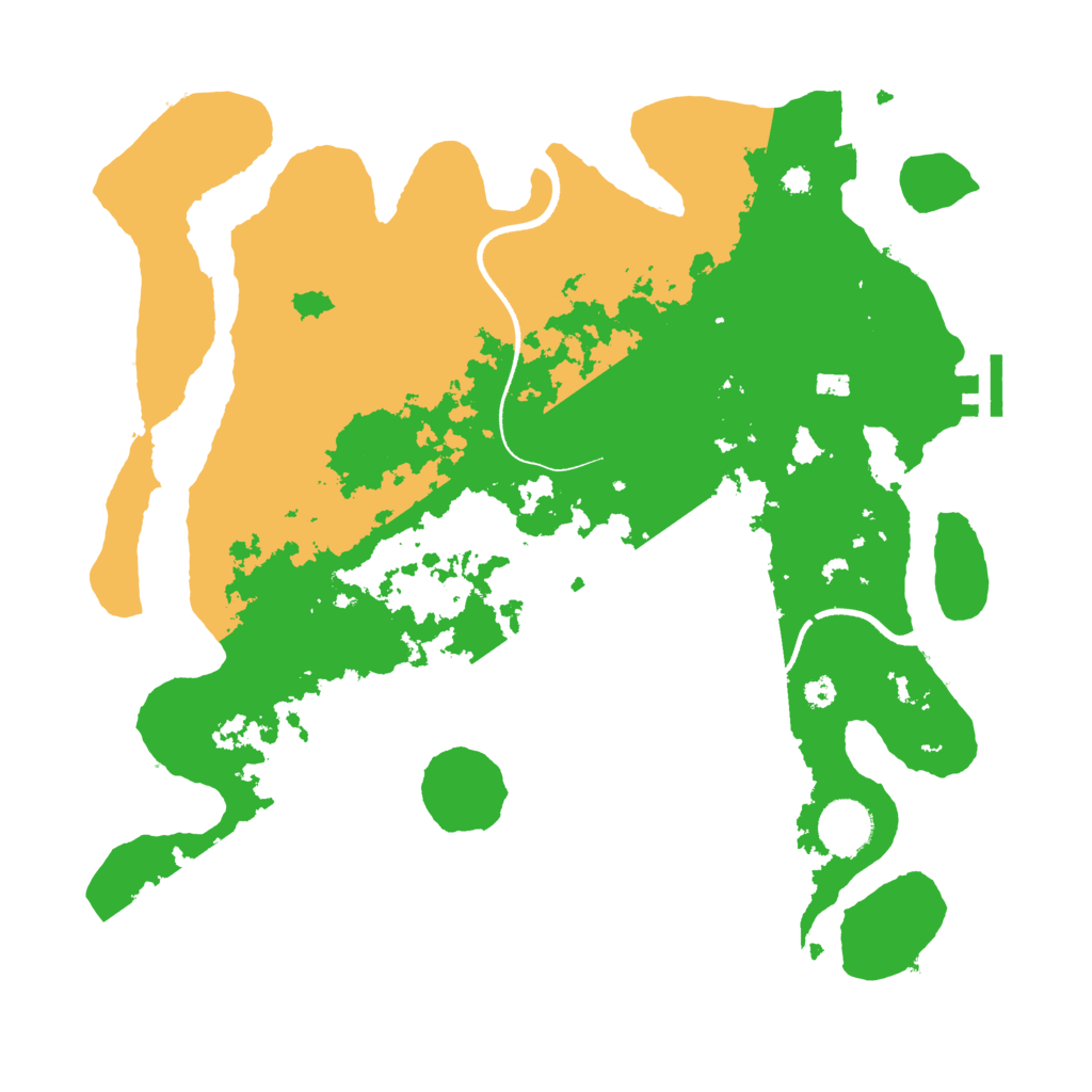 Biome Rust Map: Procedural Map, Size: 3550, Seed: 360890