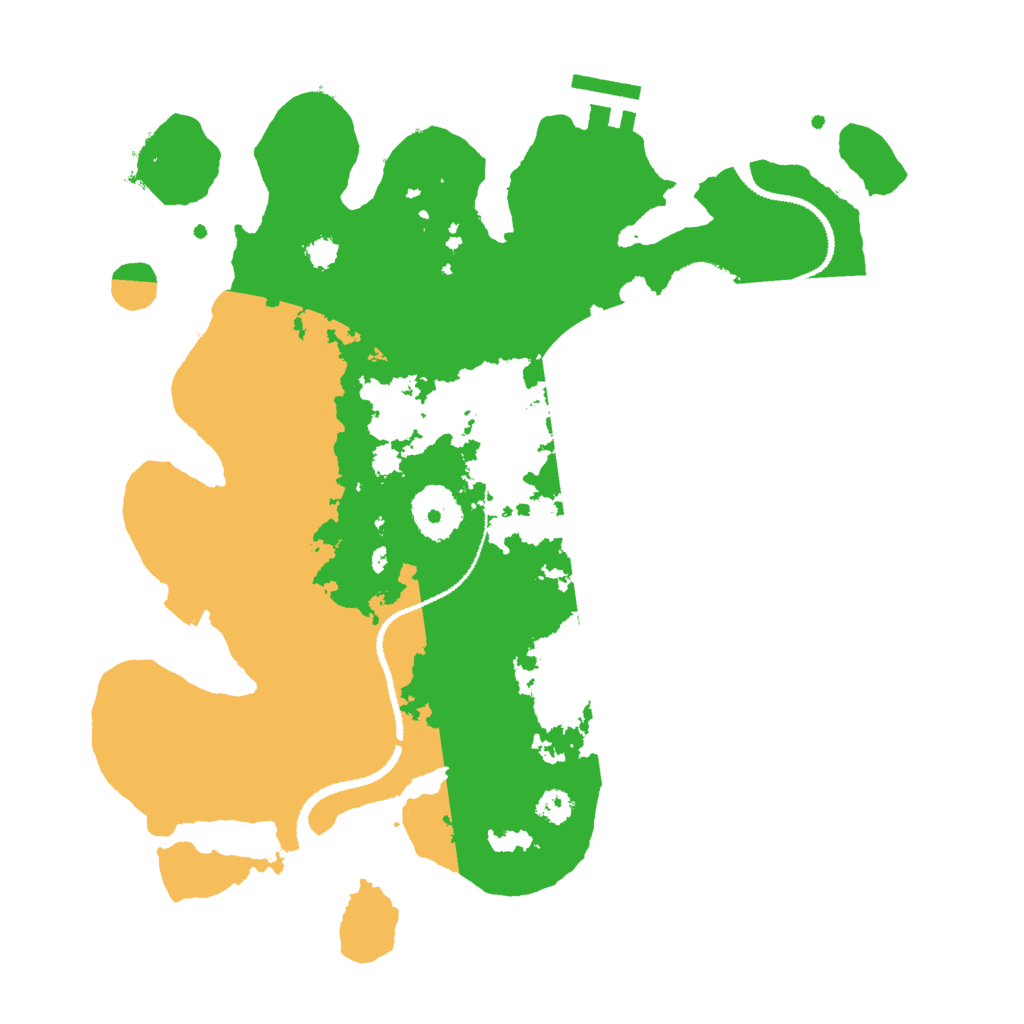 Biome Rust Map: Procedural Map, Size: 3000, Seed: 183856
