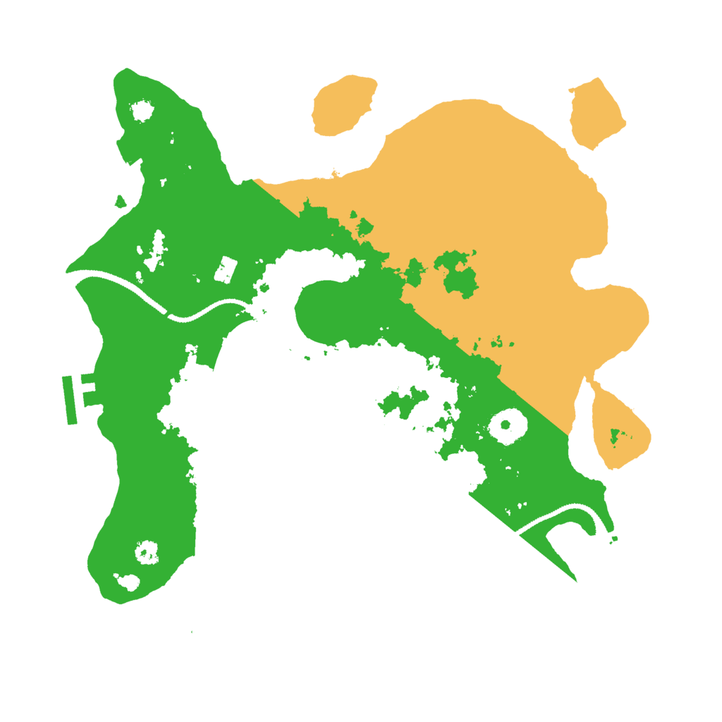 Biome Rust Map: Procedural Map, Size: 3000, Seed: 539951