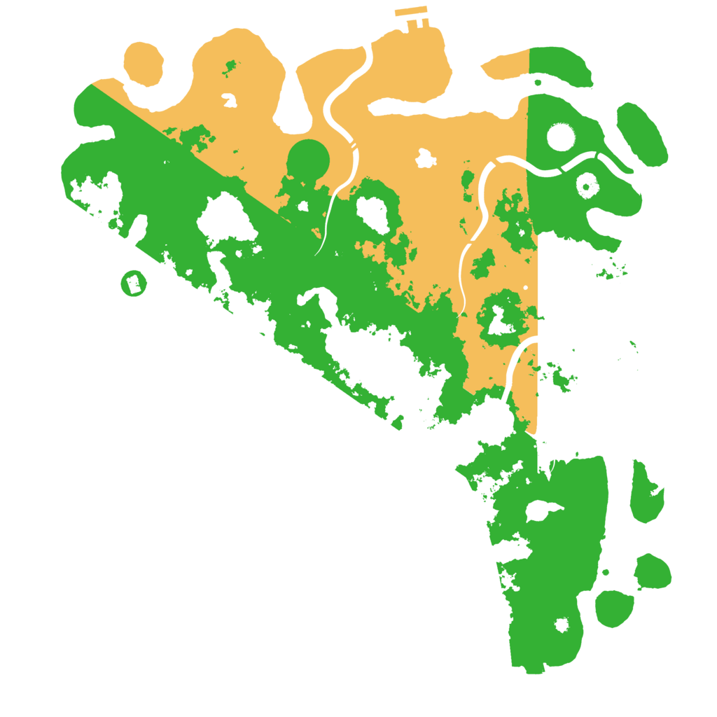 Biome Rust Map: Procedural Map, Size: 4500, Seed: 2127047623