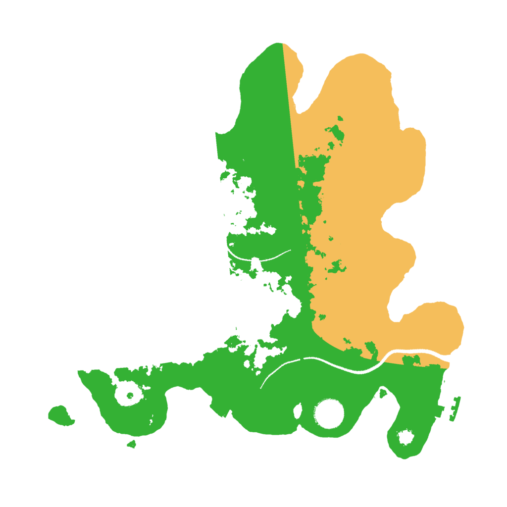 Biome Rust Map: Procedural Map, Size: 3000, Seed: 1044999