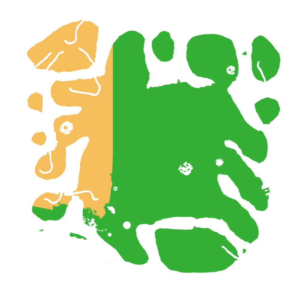 Biome Rust Map: Procedural Map, Size: 3550, Seed: 982417