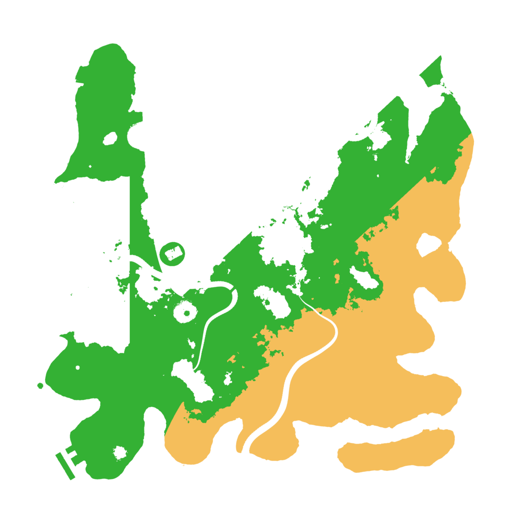 Biome Rust Map: Procedural Map, Size: 3554, Seed: 62000840