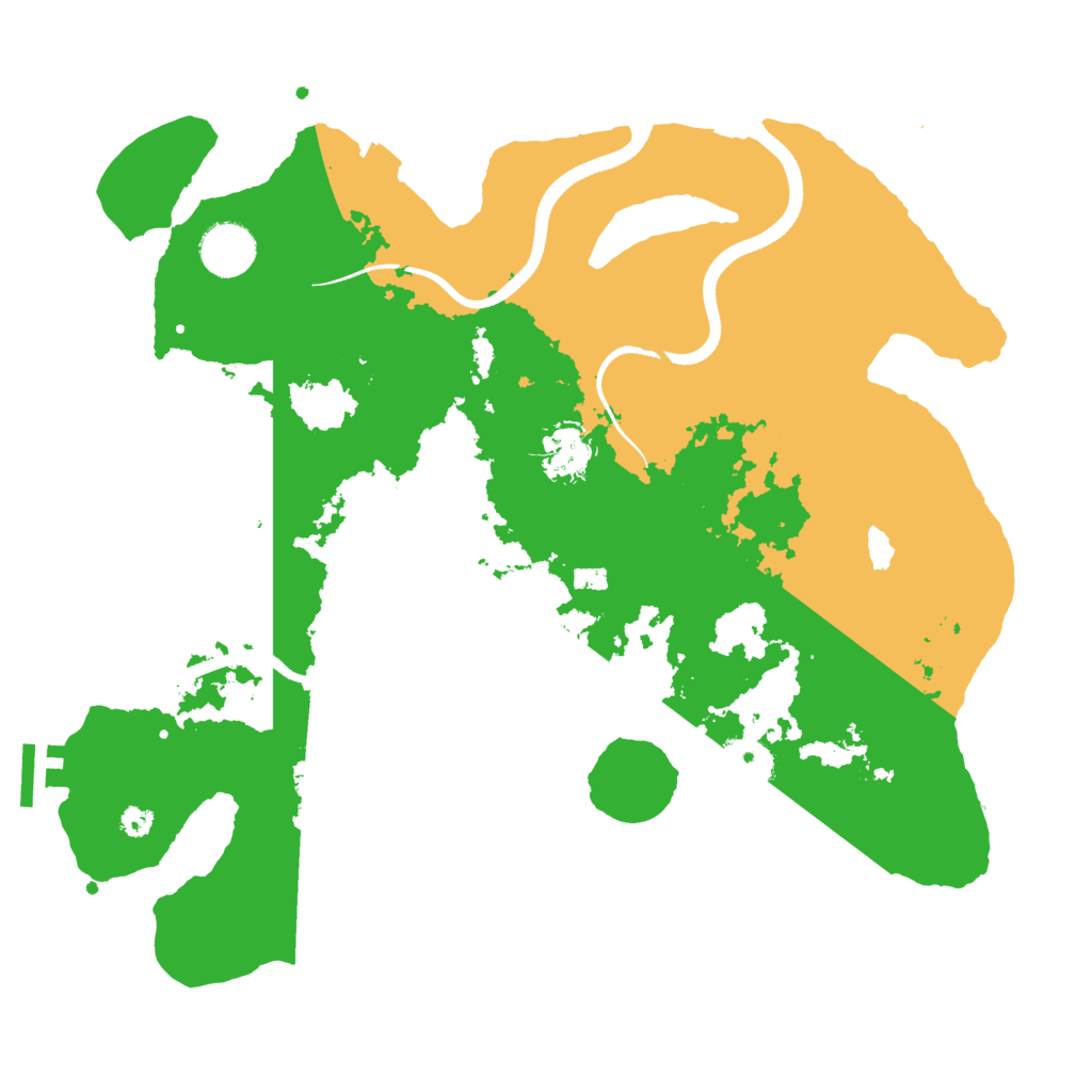 Biome Rust Map: Procedural Map, Size: 3500, Seed: 372938688