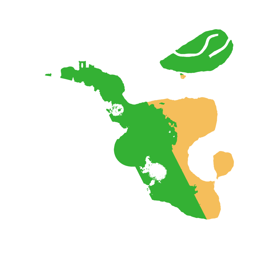 Biome Rust Map: Procedural Map, Size: 2300, Seed: 431245