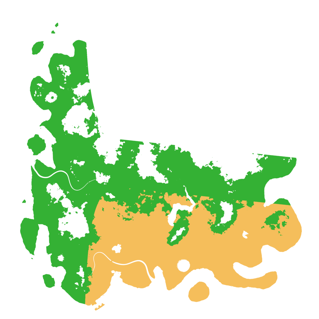 Biome Rust Map: Procedural Map, Size: 4500, Seed: 202987518