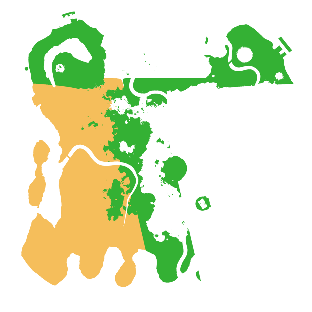 Biome Rust Map: Procedural Map, Size: 3550, Seed: 924225