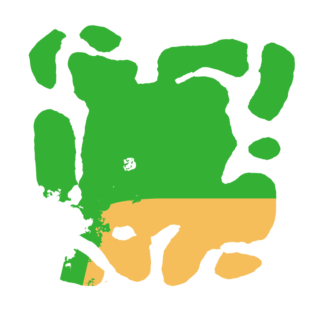 Biome Rust Map: Barren, Size: 3550, Seed: 999550