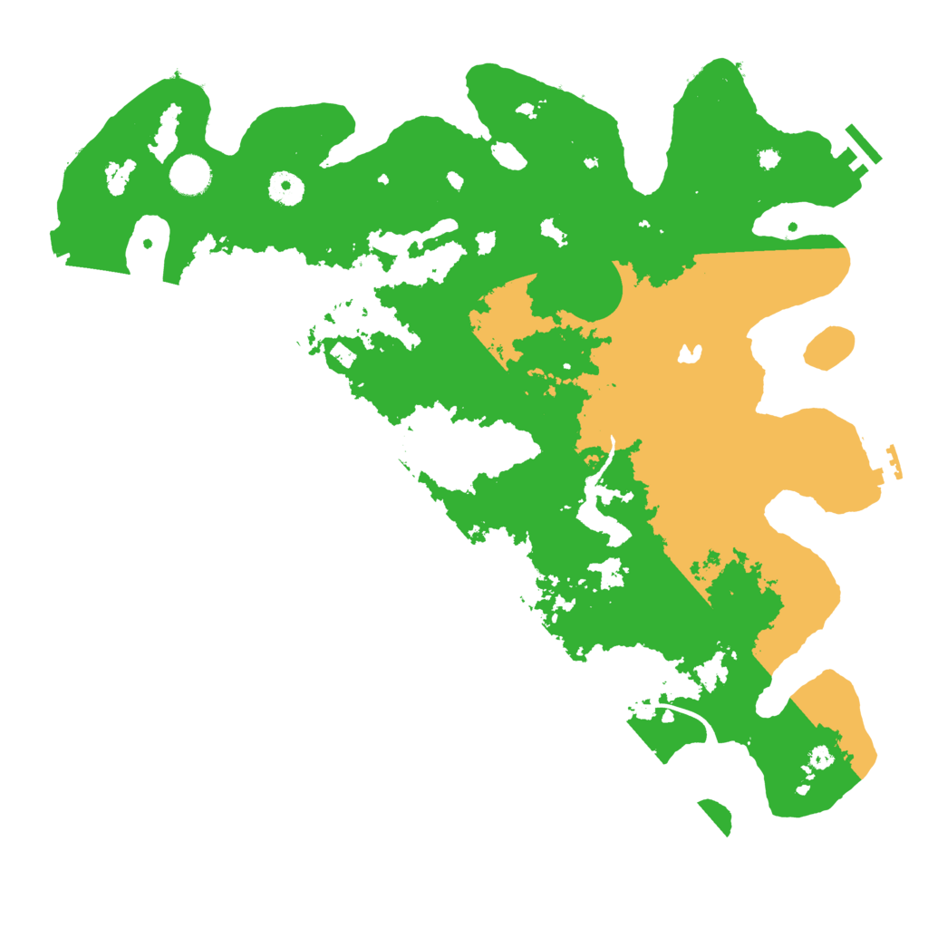 Biome Rust Map: Procedural Map, Size: 4000, Seed: 127776