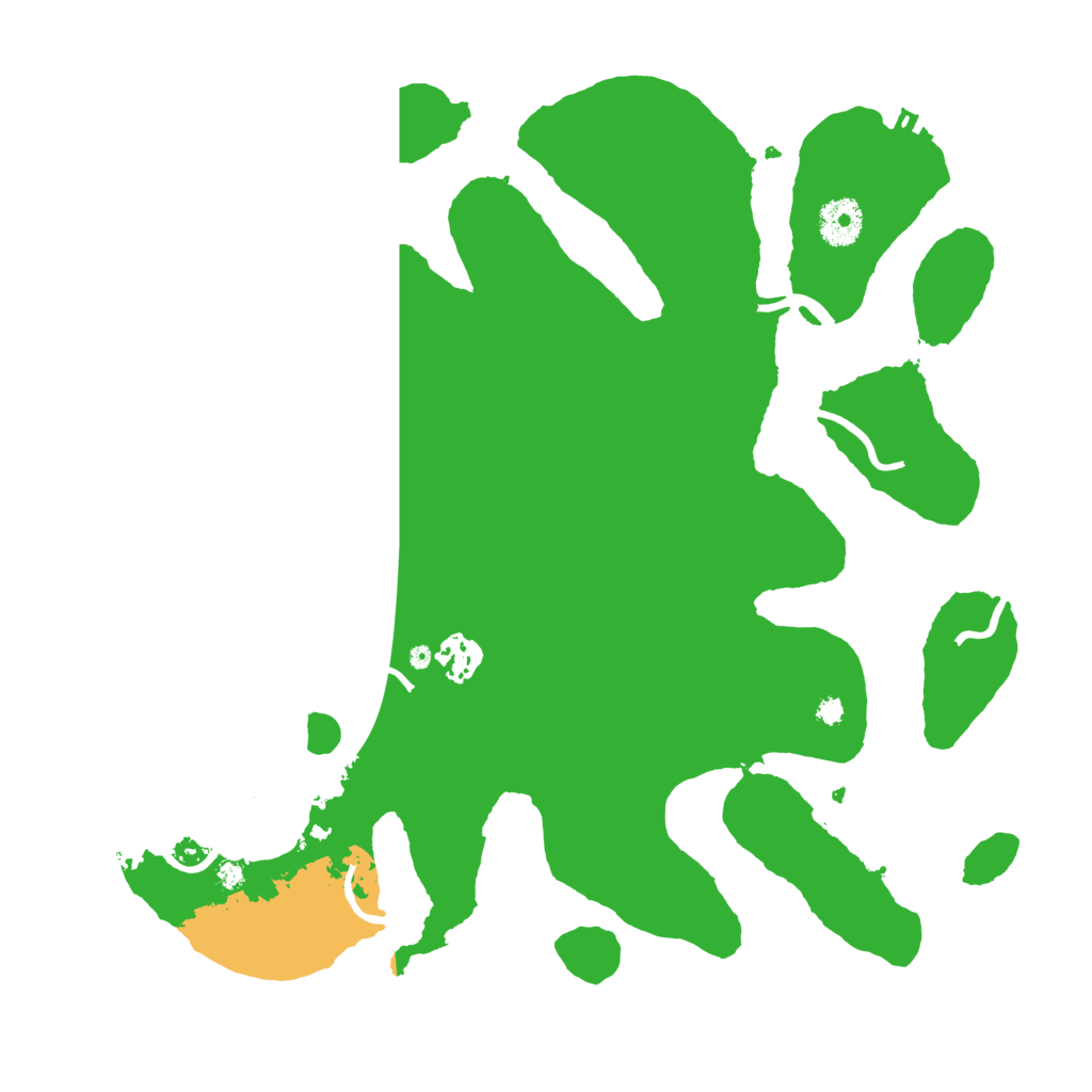 Biome Rust Map: Procedural Map, Size: 3550, Seed: 263919