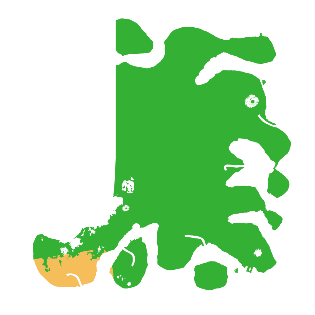 Biome Rust Map: Procedural Map, Size: 3600, Seed: 2016745217