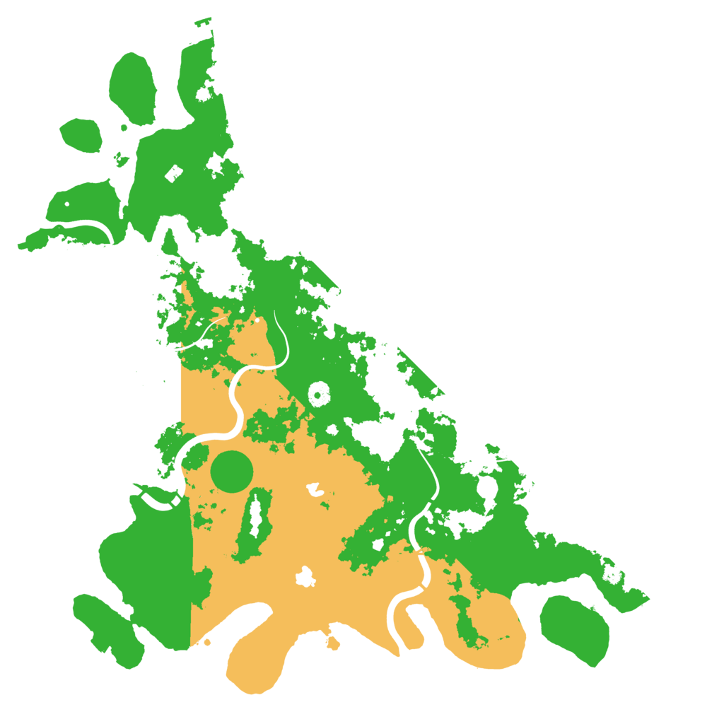 Biome Rust Map: Procedural Map, Size: 4500, Seed: 978763654