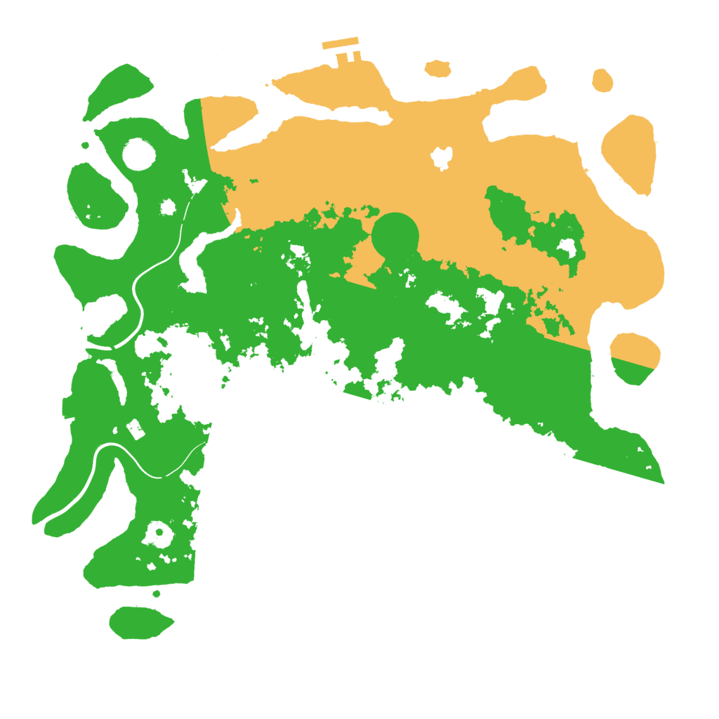 Biome Rust Map: Procedural Map, Size: 4000, Seed: 845507