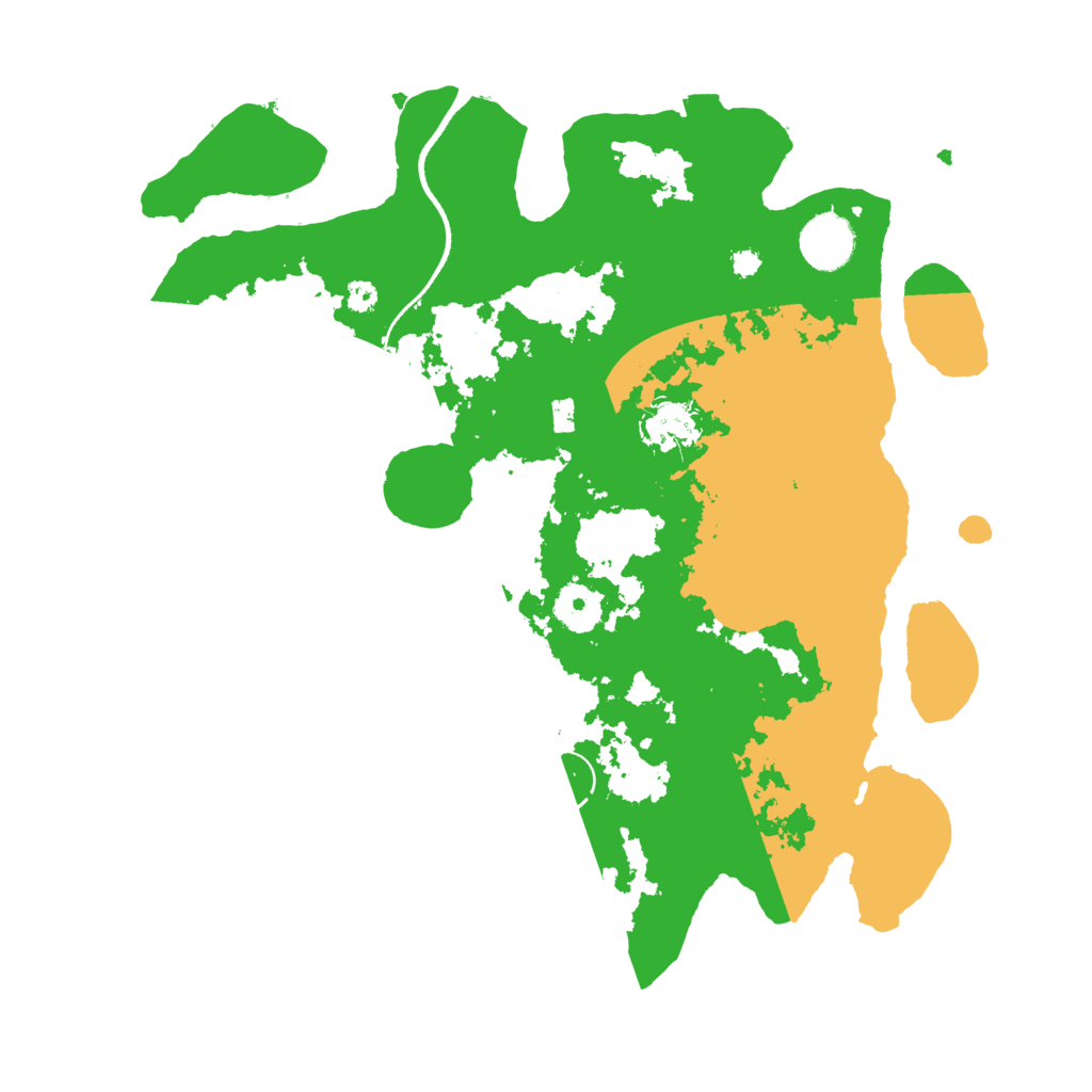 Biome Rust Map: Procedural Map, Size: 3500, Seed: 1135065104