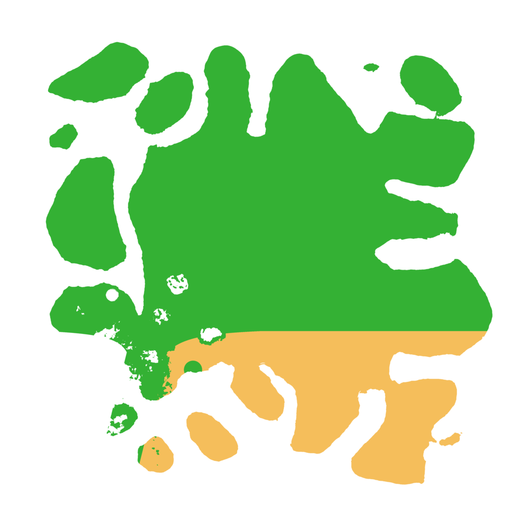 Biome Rust Map: Barren, Size: 3800, Seed: 2033