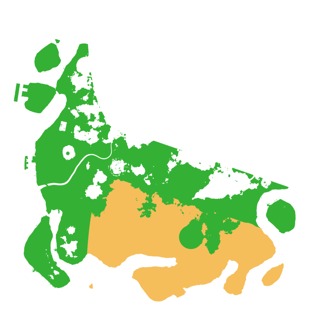 Biome Rust Map: Procedural Map, Size: 3550, Seed: 485271