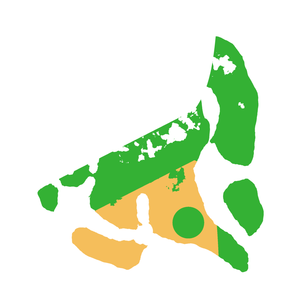 Biome Rust Map: Barren, Size: 2500, Seed: 865