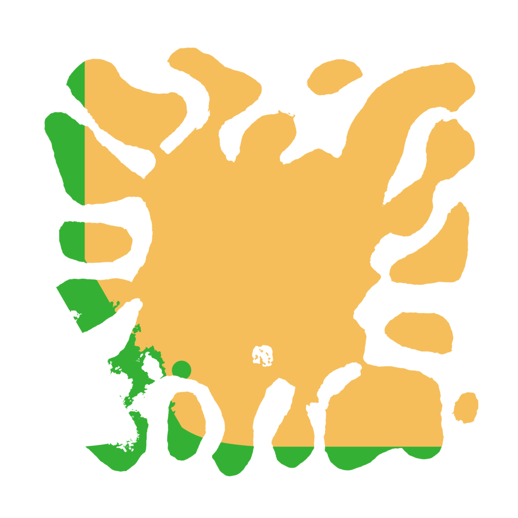 Biome Rust Map: Barren, Size: 3550, Seed: 260809