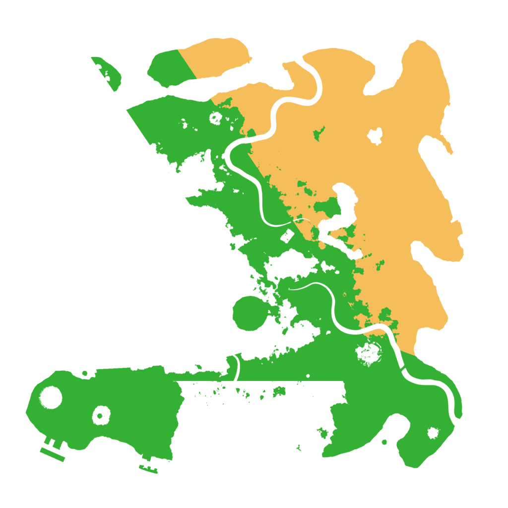 Biome Rust Map: Procedural Map, Size: 4000, Seed: 331125