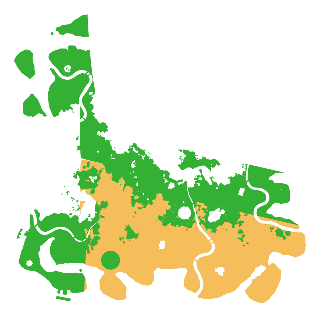 Biome Rust Map: Procedural Map, Size: 4500, Seed: 9436704