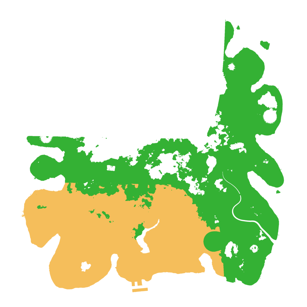 Biome Rust Map: Procedural Map, Size: 4000, Seed: 67952