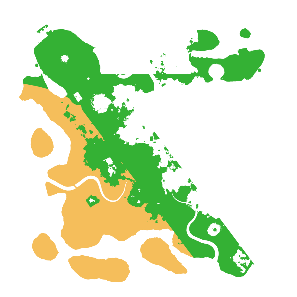 Biome Rust Map: Procedural Map, Size: 3550, Seed: 969417