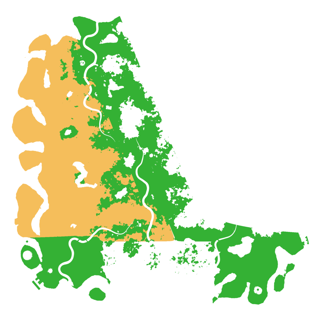 Biome Rust Map: Procedural Map, Size: 6000, Seed: 7645