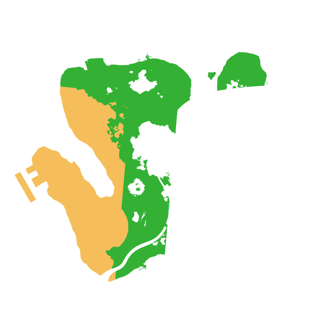 Biome Rust Map: Procedural Map, Size: 2000, Seed: 104