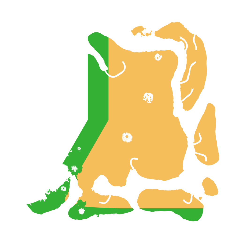 Biome Rust Map: Procedural Map, Size: 3550, Seed: 981590