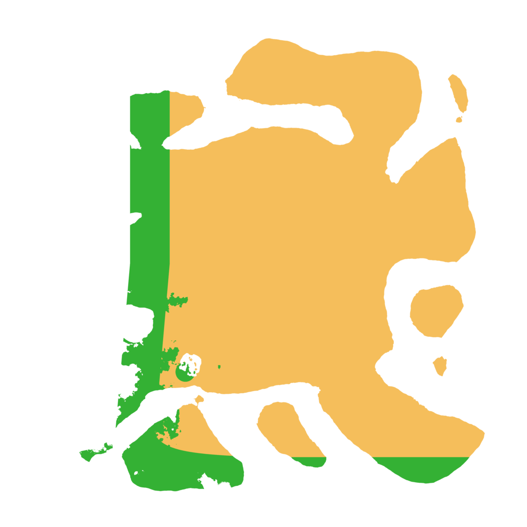 Biome Rust Map: Barren, Size: 3550, Seed: 406121