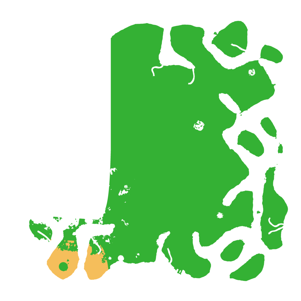 Biome Rust Map: Procedural Map, Size: 4500, Seed: 550465924