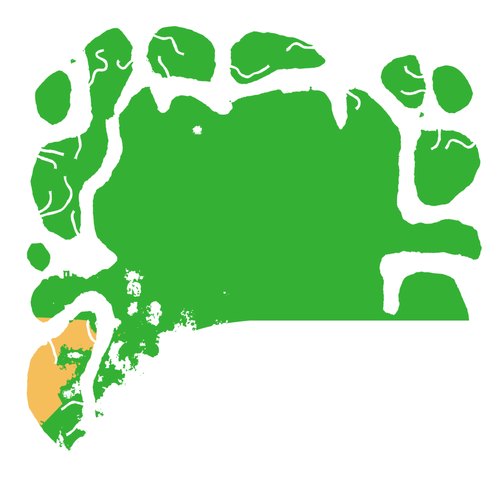 Biome Rust Map: Procedural Map, Size: 5000, Seed: 564746
