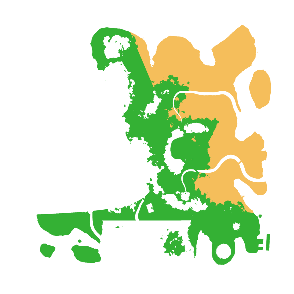 Biome Rust Map: Procedural Map, Size: 3550, Seed: 225835
