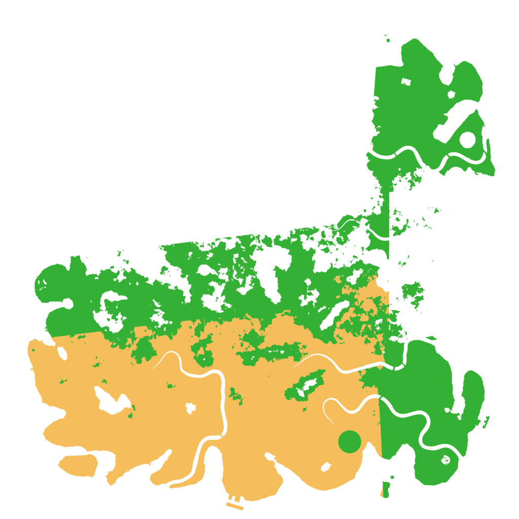 Biome Rust Map: Procedural Map, Size: 5999, Seed: 88161