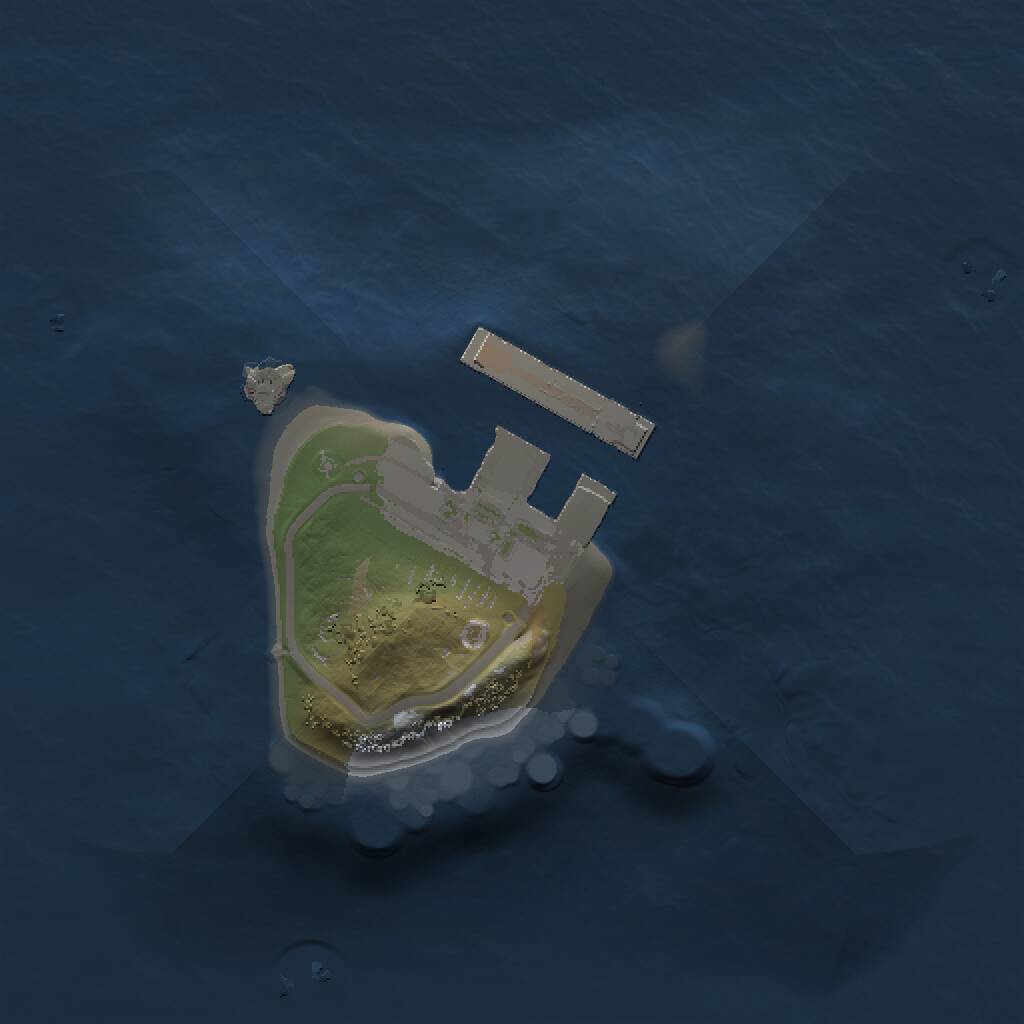 Rust Map: Procedural Map, Size: 1024, Seed: 5373656, 2 Monuments