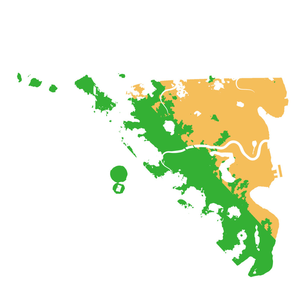 Biome Rust Map: Procedural Map, Size: 5000, Seed: 1333337