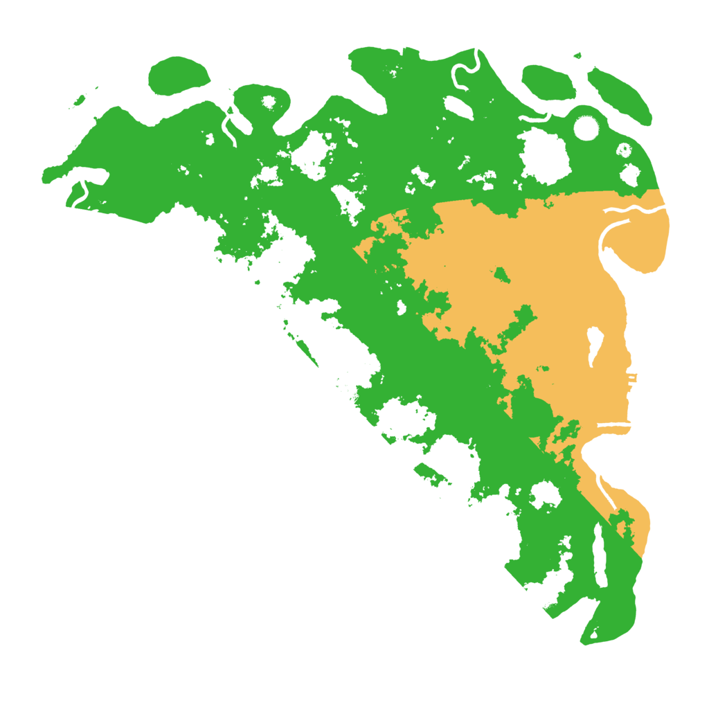 Biome Rust Map: Procedural Map, Size: 5000, Seed: 1333337