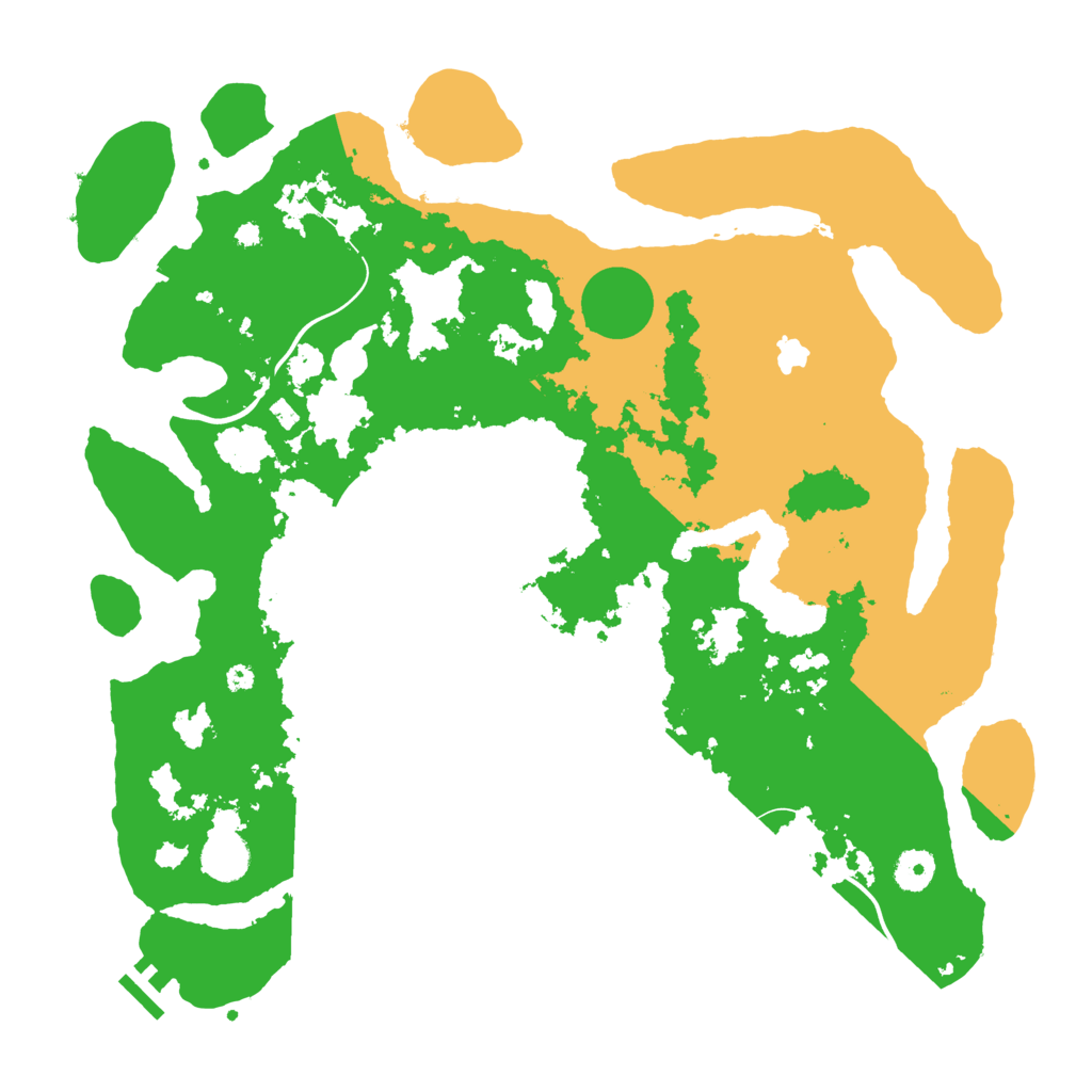 Biome Rust Map: Procedural Map, Size: 4000, Seed: 1923485843