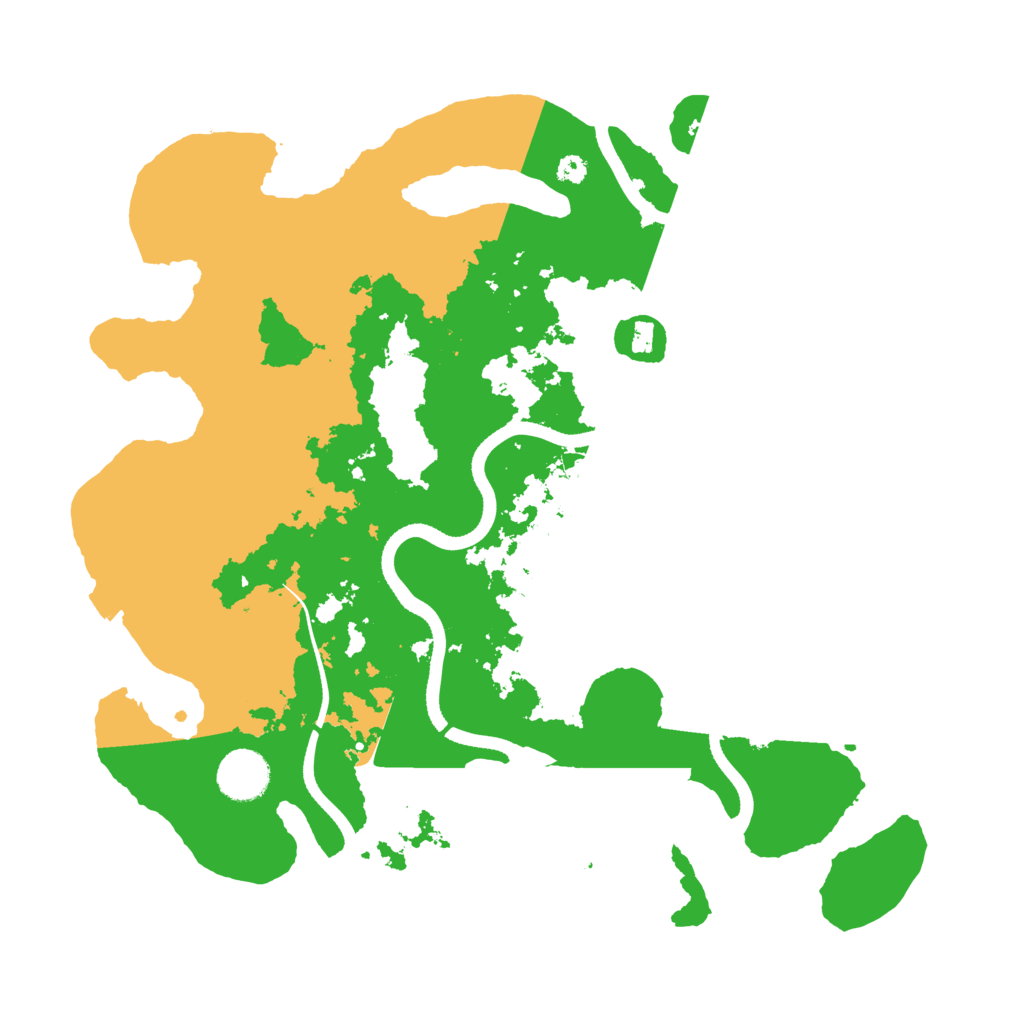 Biome Rust Map: Procedural Map, Size: 3550, Seed: 637499